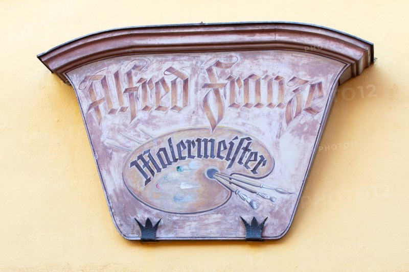 Historic business sign painter