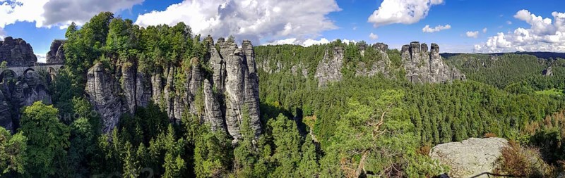 Panoramic photo Gansfelsen