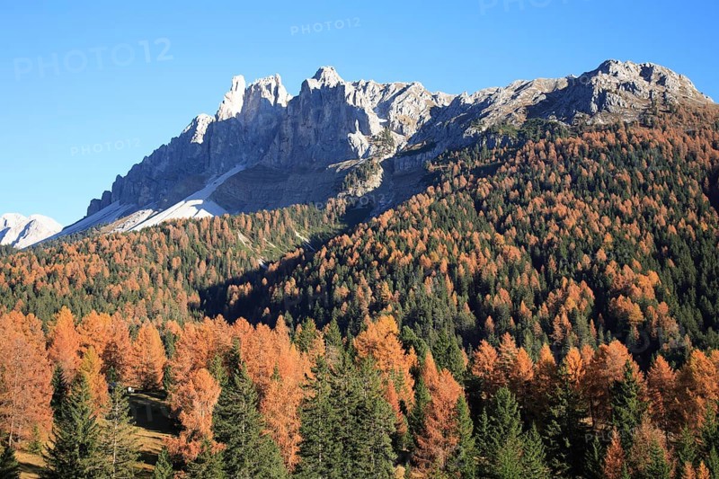 Autumn landscape at the Wuerzjoch