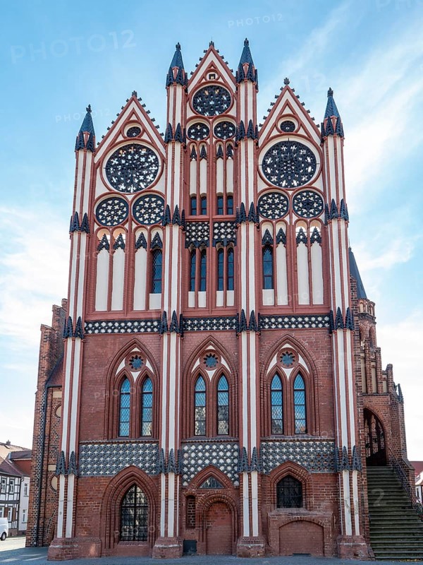 Brick building Tangermuende Town Hall