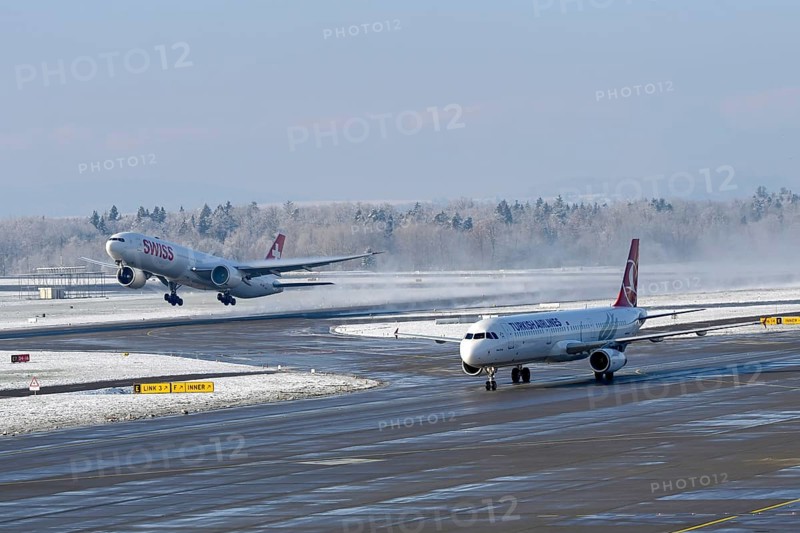 Departure Aircraft Swiss