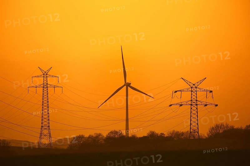 High-voltage electricity pylons