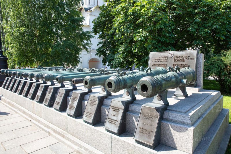 Russian field cannons