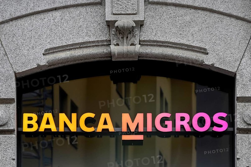 Lettering Banca Migros
