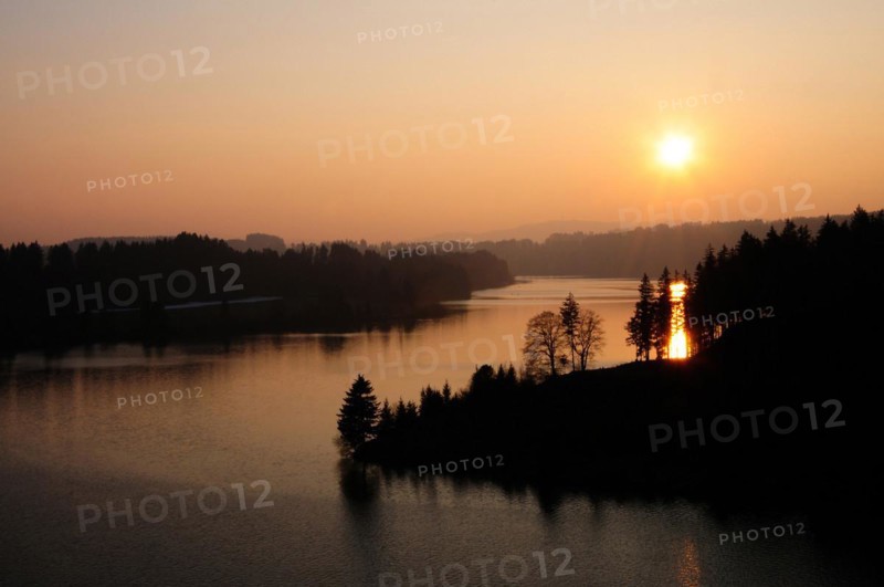 Sunset on the Lech