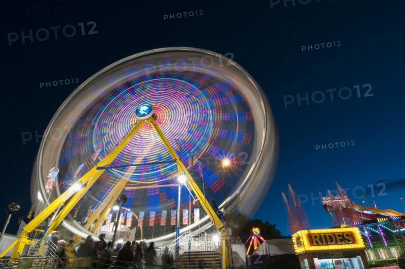 Ferris wheel at night