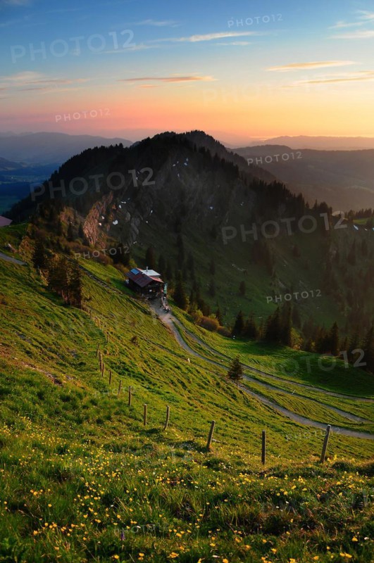 View from Hochgrat near Oberstaufen