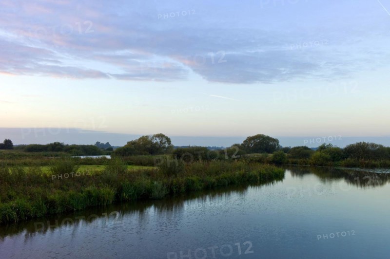 Sunrise in the Breites Wasser nature reserve