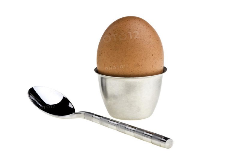 Egg cup and spoon