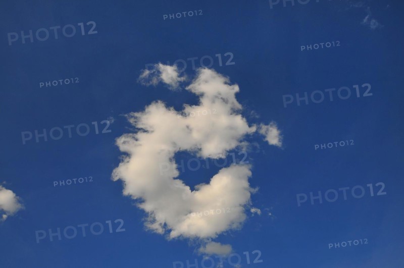 Cloud that looks like a donut