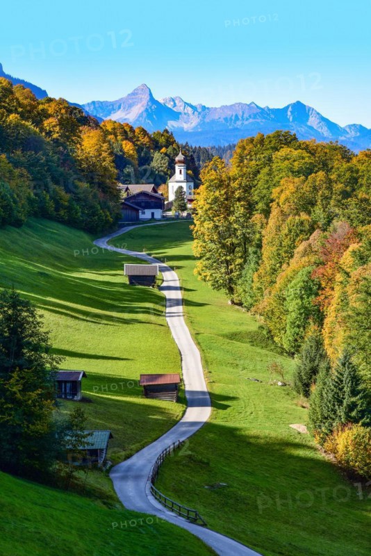 Wamberg above Garmisch in the Wetterstein Mountains