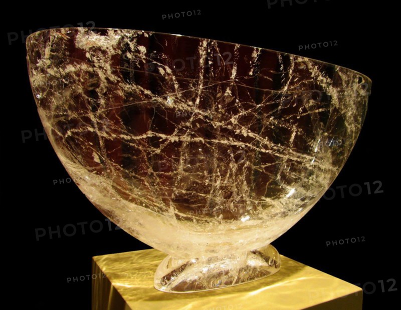 Rock crystal bowl