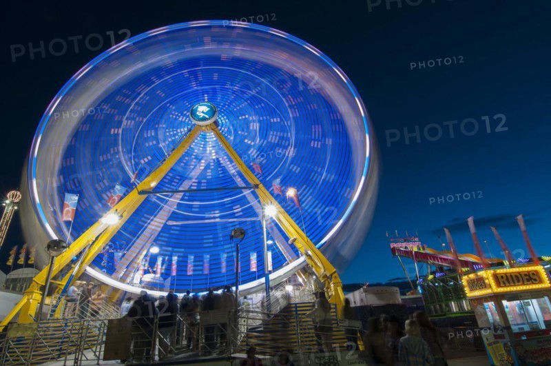 Ferris wheel at night