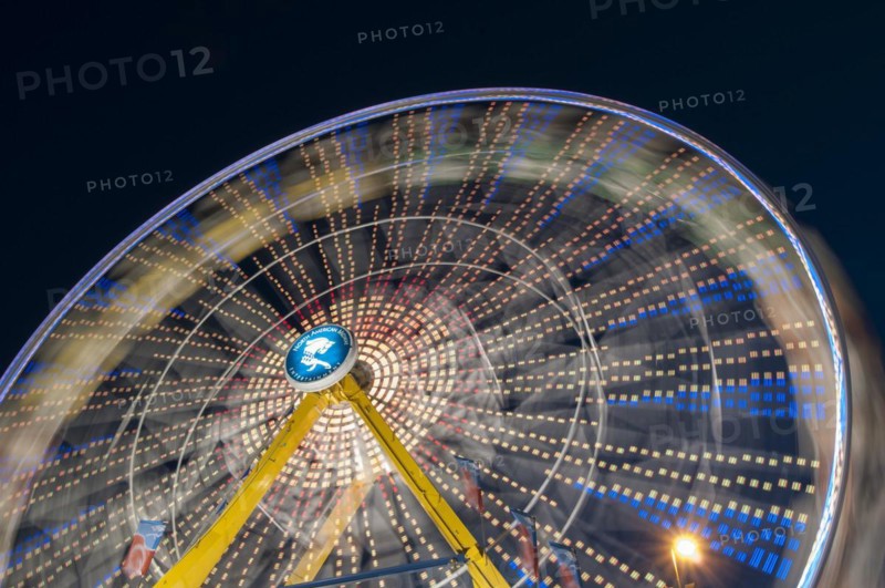 Ferris wheel at night