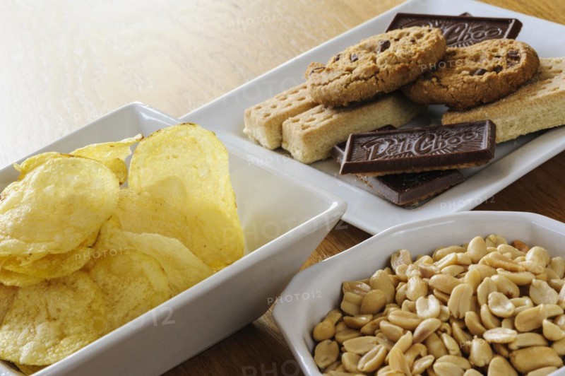 Bowls of peanuts