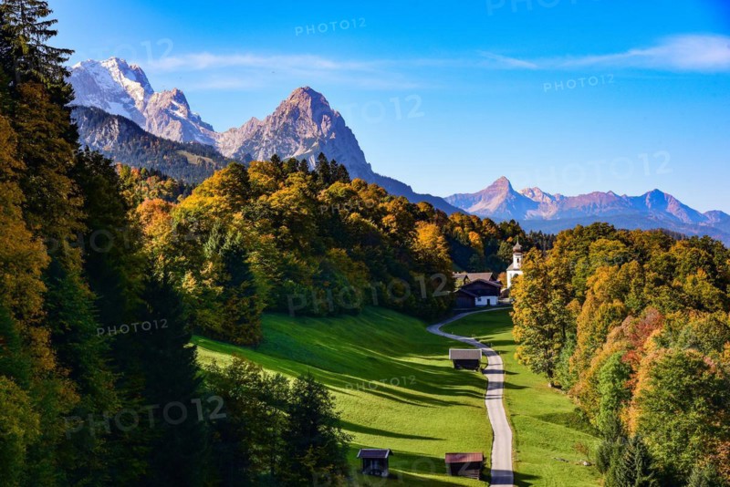 Wamberg above Garmisch in the Wetterstein mountains