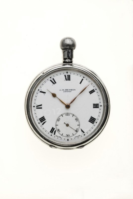 Open faced pocket watch