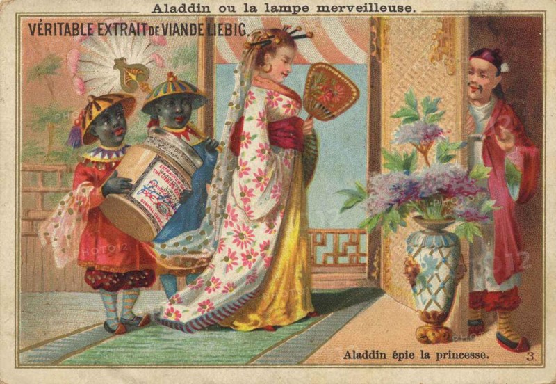 Picture series Aladdin with the magic lamp