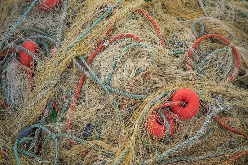 Fishing net in Armacao de Pera