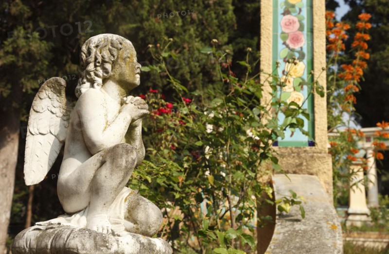 The Fontana Rosa garden of the Spanish novelist Vicente Blasco-Ibanez in Menton