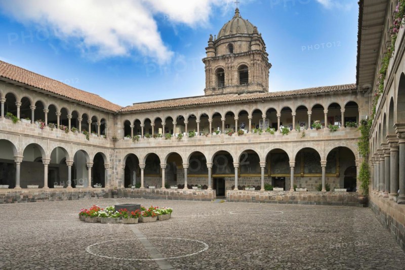 Santo Domingo convent built on the top of the Coricancha Inca temple