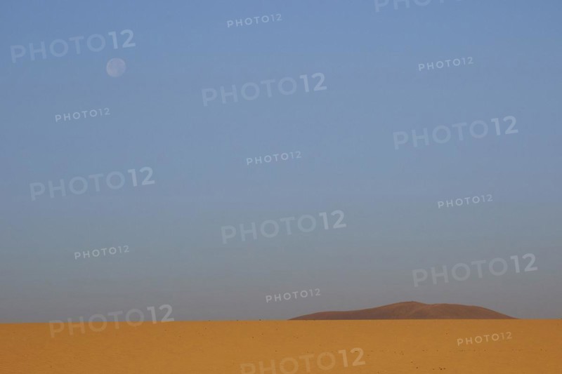Ochre sand desert