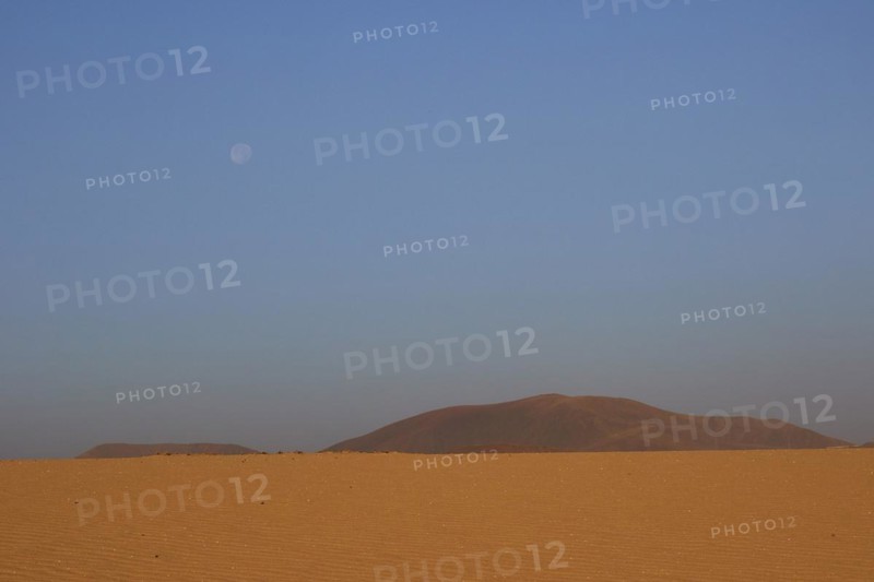 Ochre sand desert