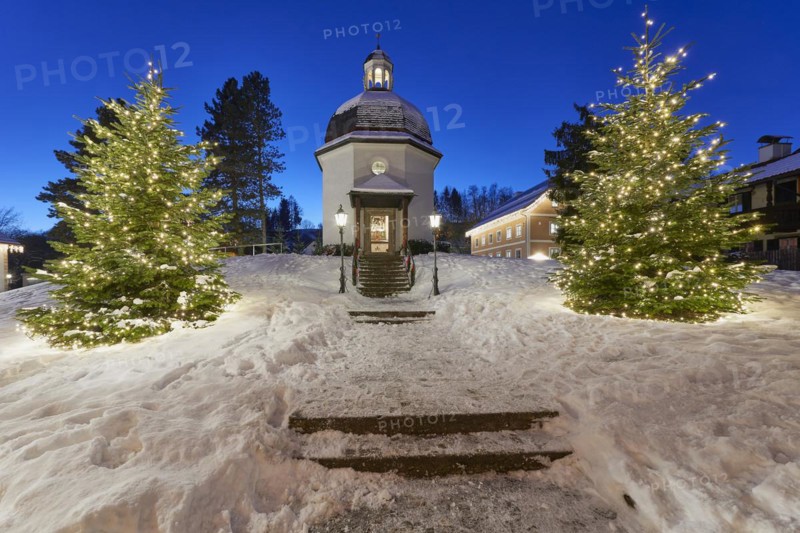 Silent Night Chapel in winter