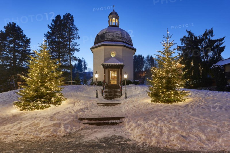 Silent Night Chapel in winter