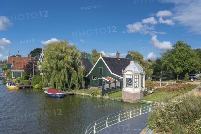Zaanse Schans Open Air Museum on the River Zaan