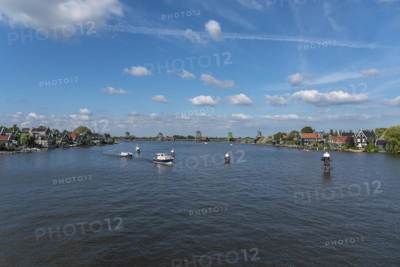 Zaanse Schans Open Air Museum on the River Zaan
