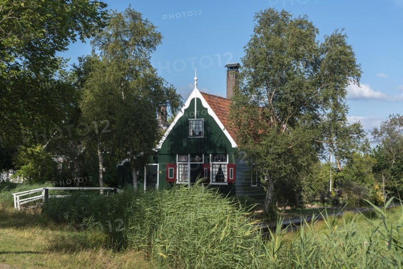 Rural scene in the Zaanse Schans open-air museum