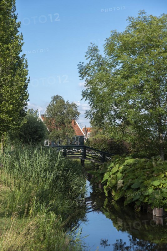 Rural scene in the Zaanse Schans open-air museum