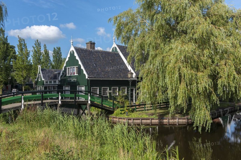 Rural scene in the Zaanse Schans open-air museum