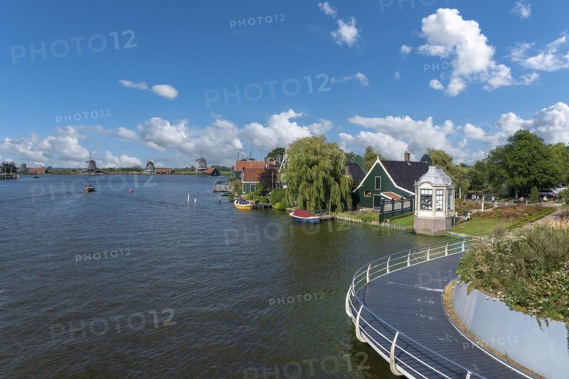 Zaanse Schans Open Air Museum on the River Zaan