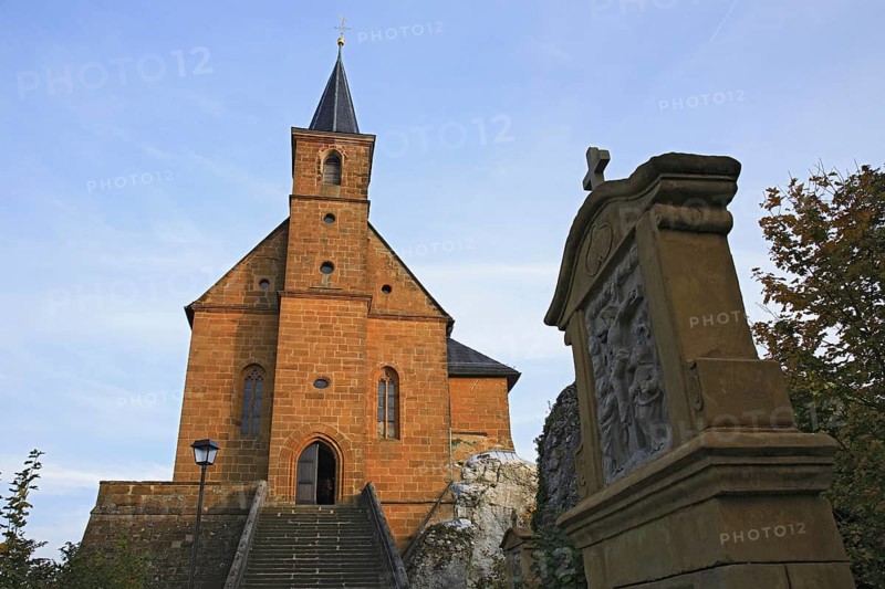 The Guegel is one of the best-known pilgrimage churches in Franconia