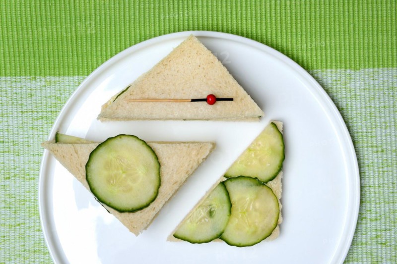 English cucumber sandwich