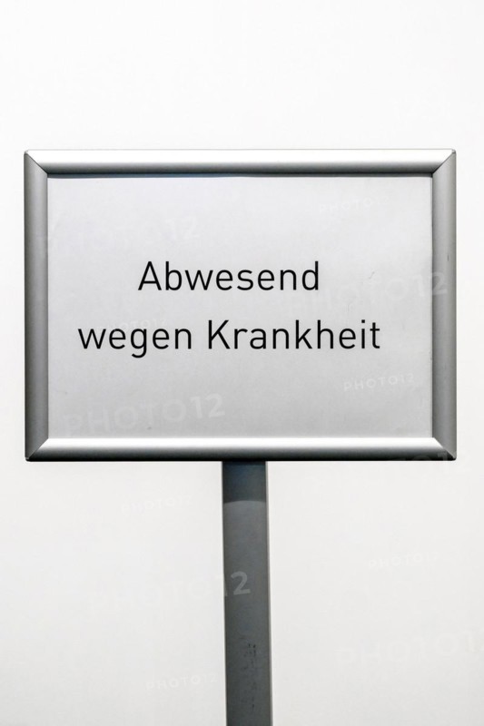 Sign Absent due to illness
