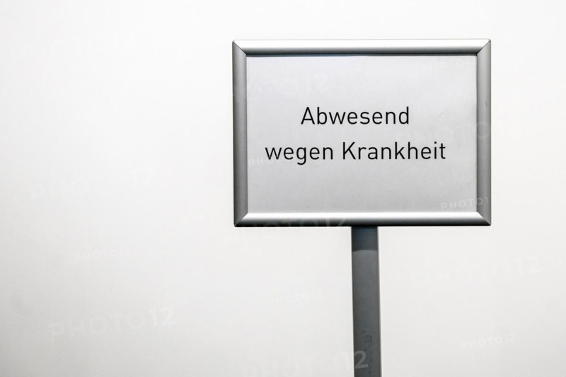 Sign Absent due to illness