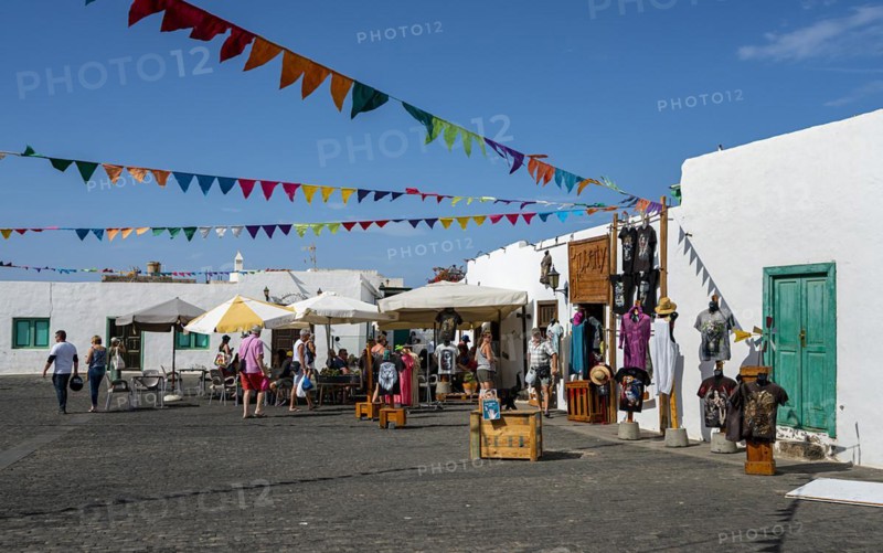 Sunday market and old town of Teguise