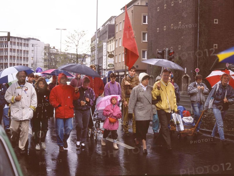 The traditional Easter march