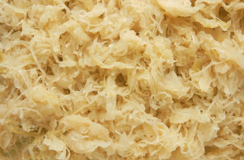 Sauerkraut or sour cabbage is white cabbage or pointed cabbage preserved by lactic acid fermentation