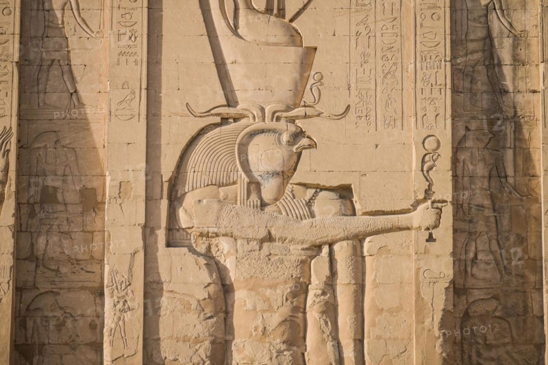 Relief of the main god of the temple Hor-Behdeti