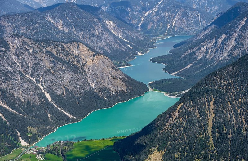 View from Thaneller to Plansee Tyrol