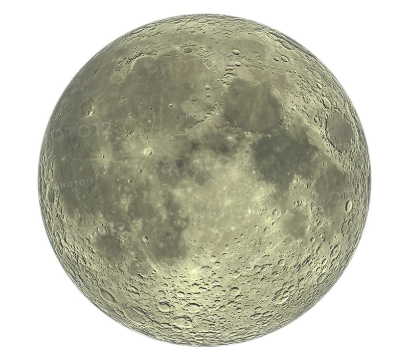 Digitally rendered planet mercury isolated on white