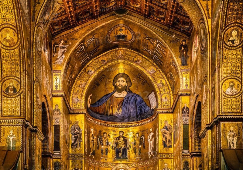 Byzantine gold ground mosaics