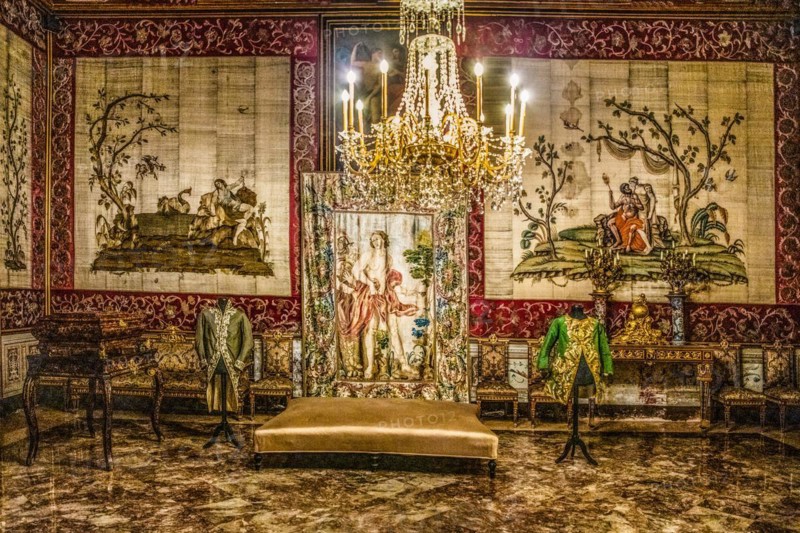 Mirto palace with authentic decorations and original furniture represents the lifestyle of a wealthy family of the 18th century