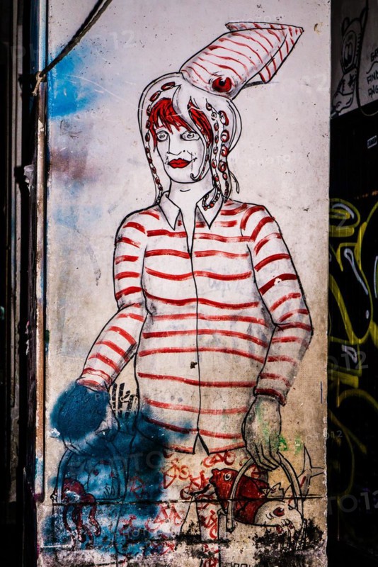 Street art on the Vucciria