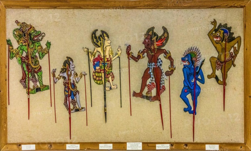 Shadow puppets from Indonesia