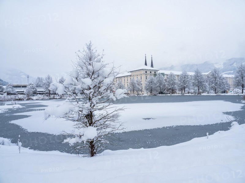 Winter landscape and fresh snow